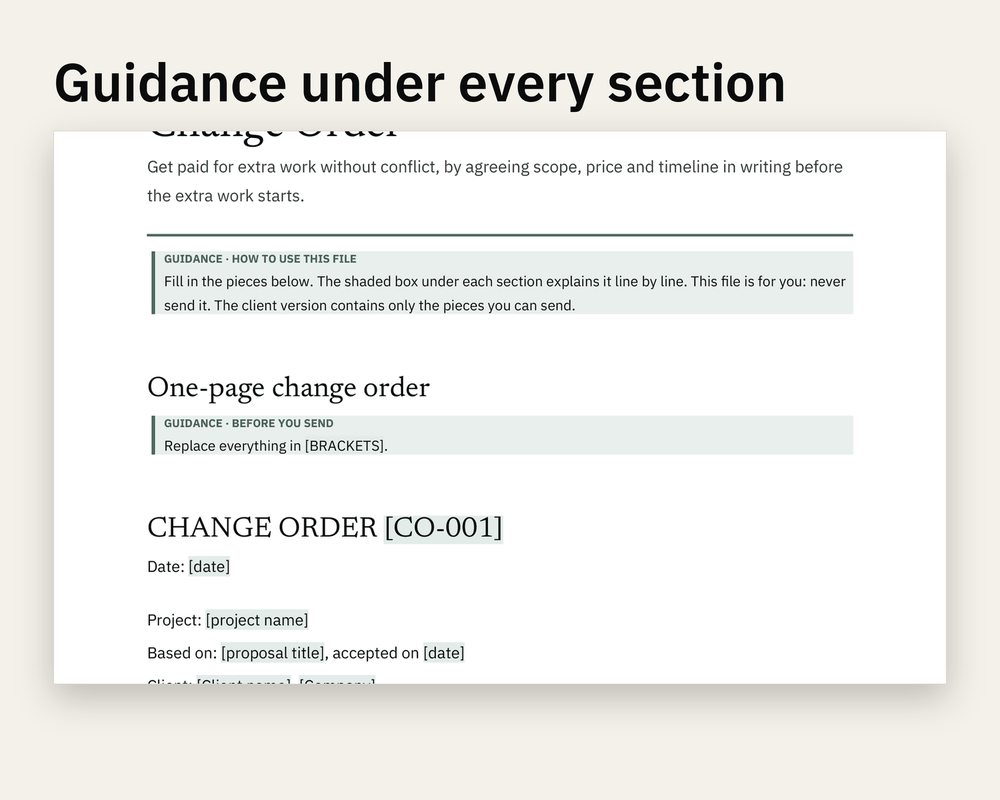 Preview 2 of Change Order