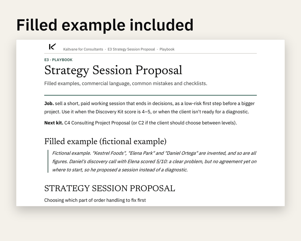 Preview 3 of Strategy Session Proposal