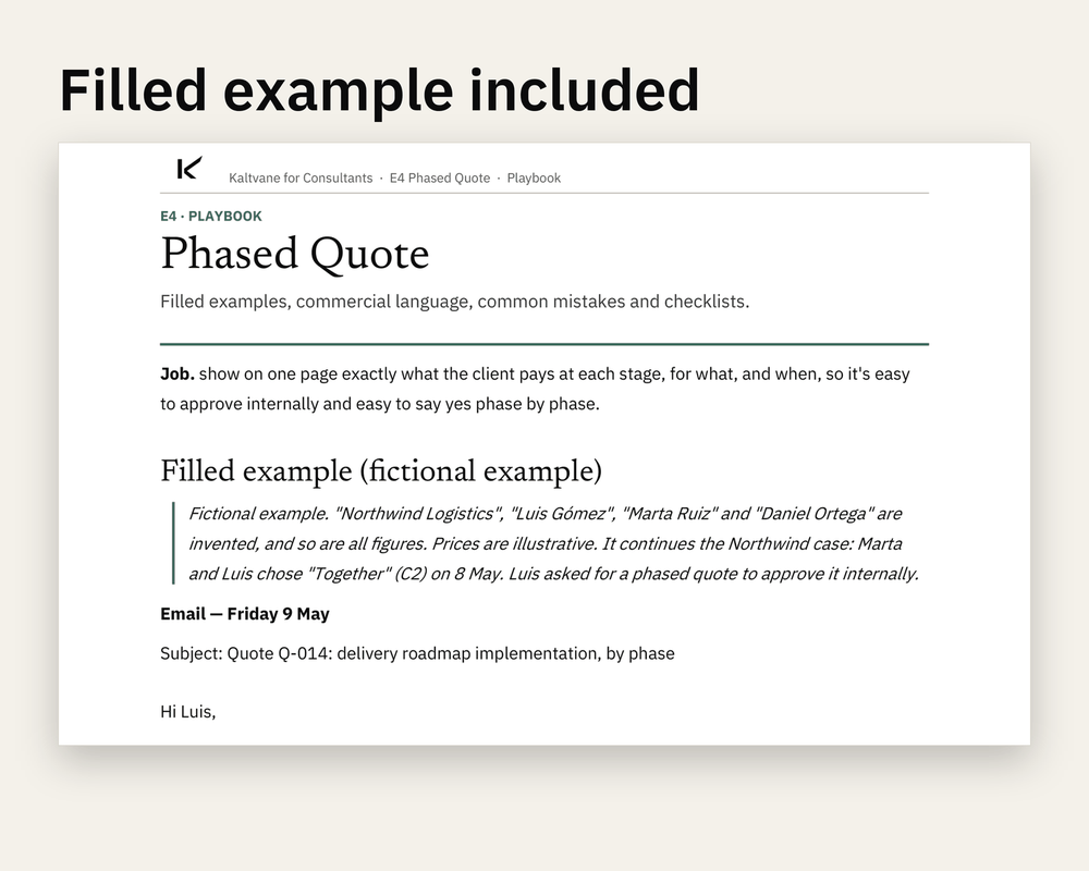 Preview 3 of Phased Quote