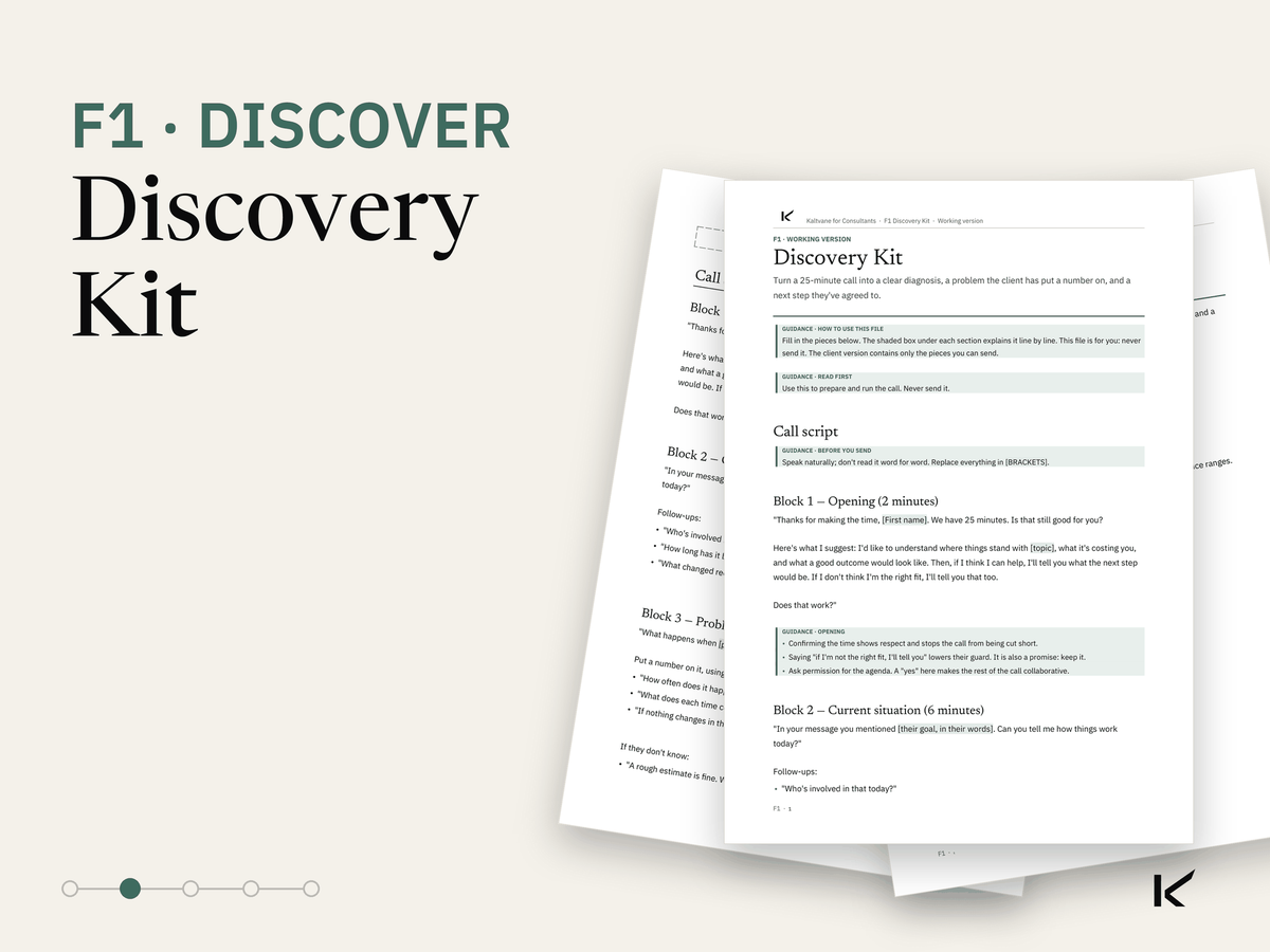 Cover of Discovery Kit, F1